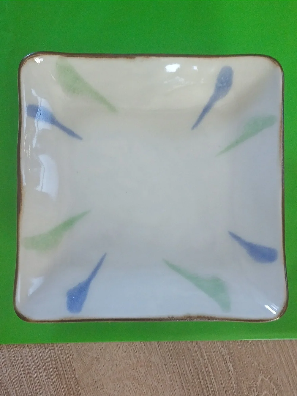 Vintage Pottery Barn Tray Salad Plate Japanese Pottery Ceramic Art